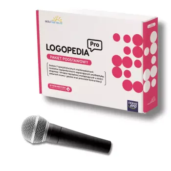 eduSensus Logopedia Pro - pakiet podstawowy 4.0 + mikrofon + KARTY PRACY