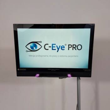 System C-eye PRO + MediContact + EyeFeel + Statyw Basic (używany)