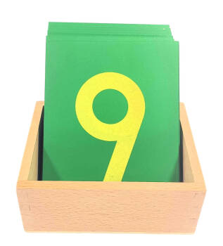Montessori Szorstkie cyfry w pudełku