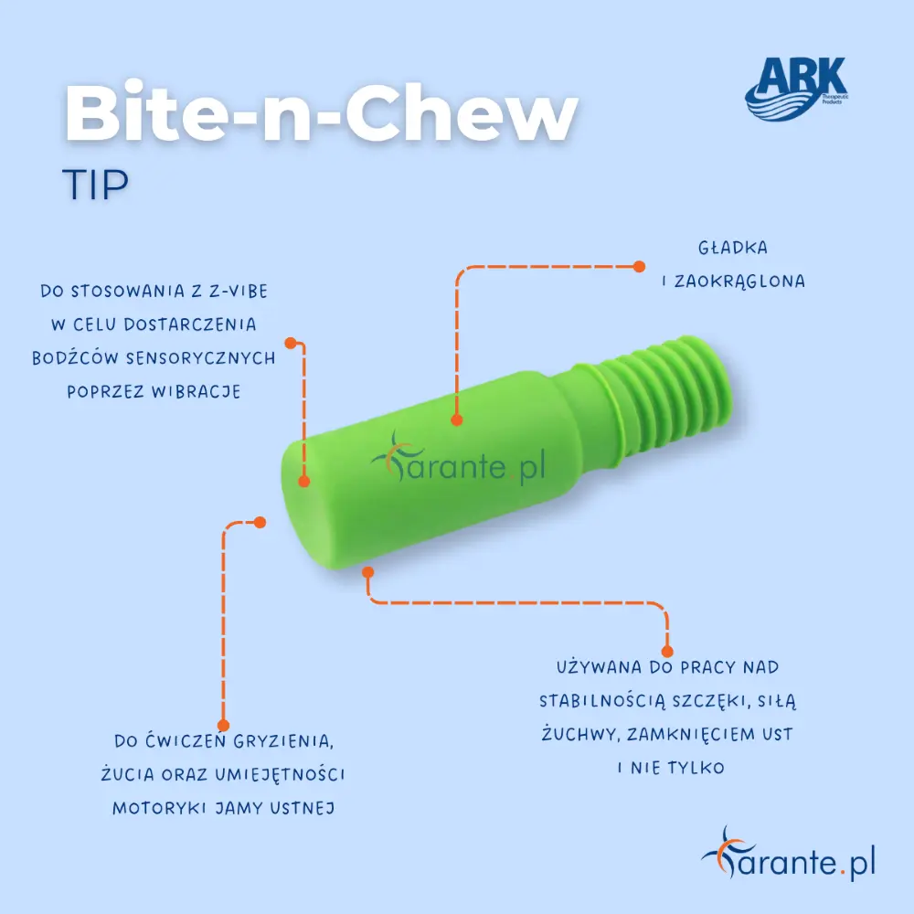 ARK Bite-n-Chew Tip - Końcówka do Wibratora Logopedycznego