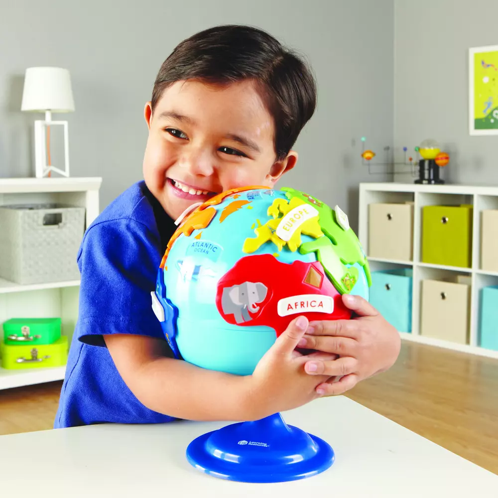 Globus zagadka dla dzieci powyżej 3 roku życia