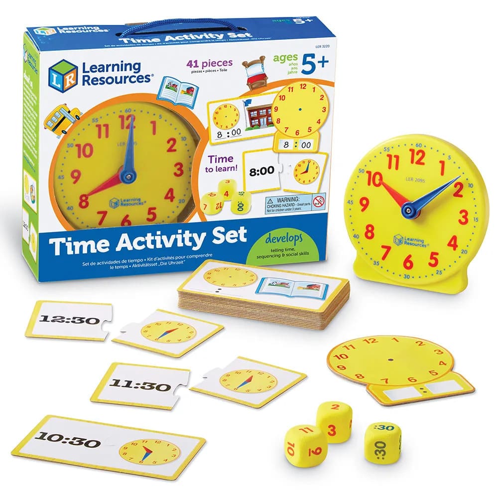 Dodatkowo elementy zestawu Nauka czasu - małe zegary mogą posłużyć do doskonalenia pamięci, np. poprzez zabawę w memory czy podobną aktywność.