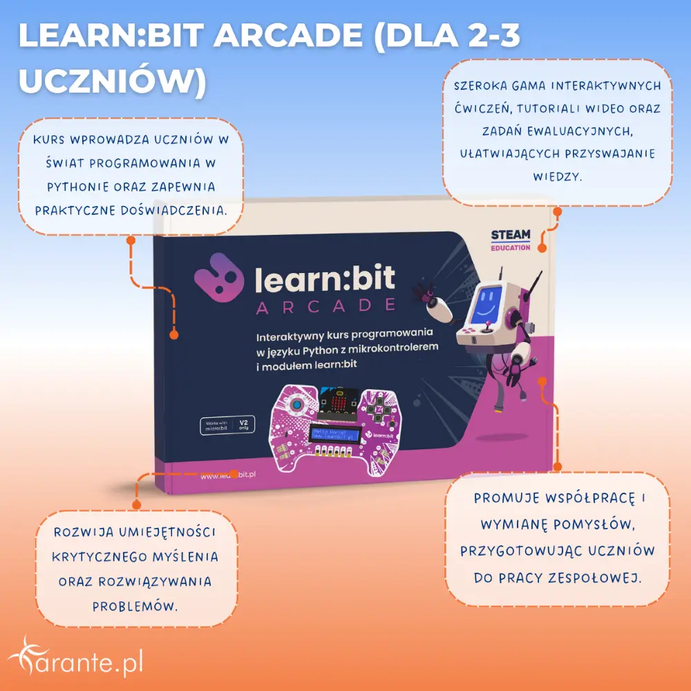 Learn:bit Arcade (dla 2-3 uczniów)